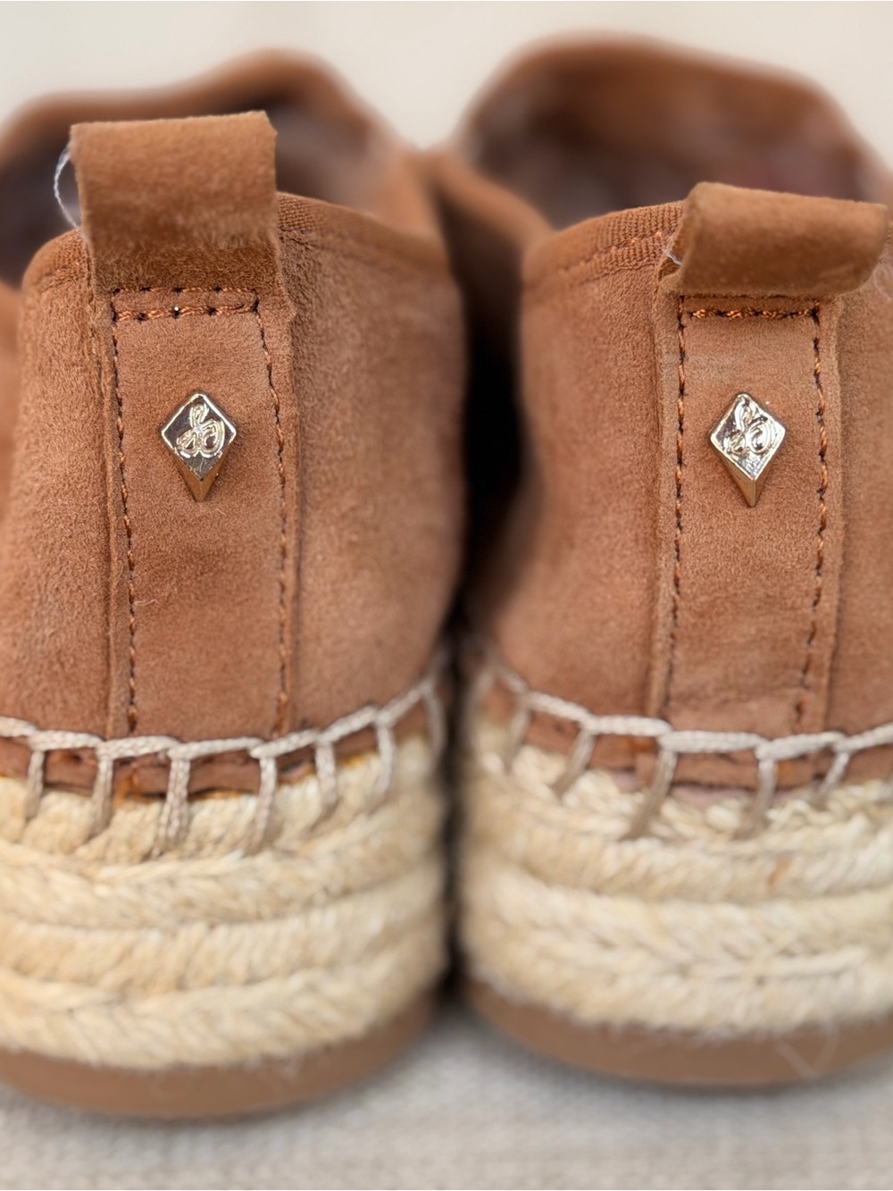 Sam Edelman Tan Platform Suede Espadriles - Picture 9 of 12